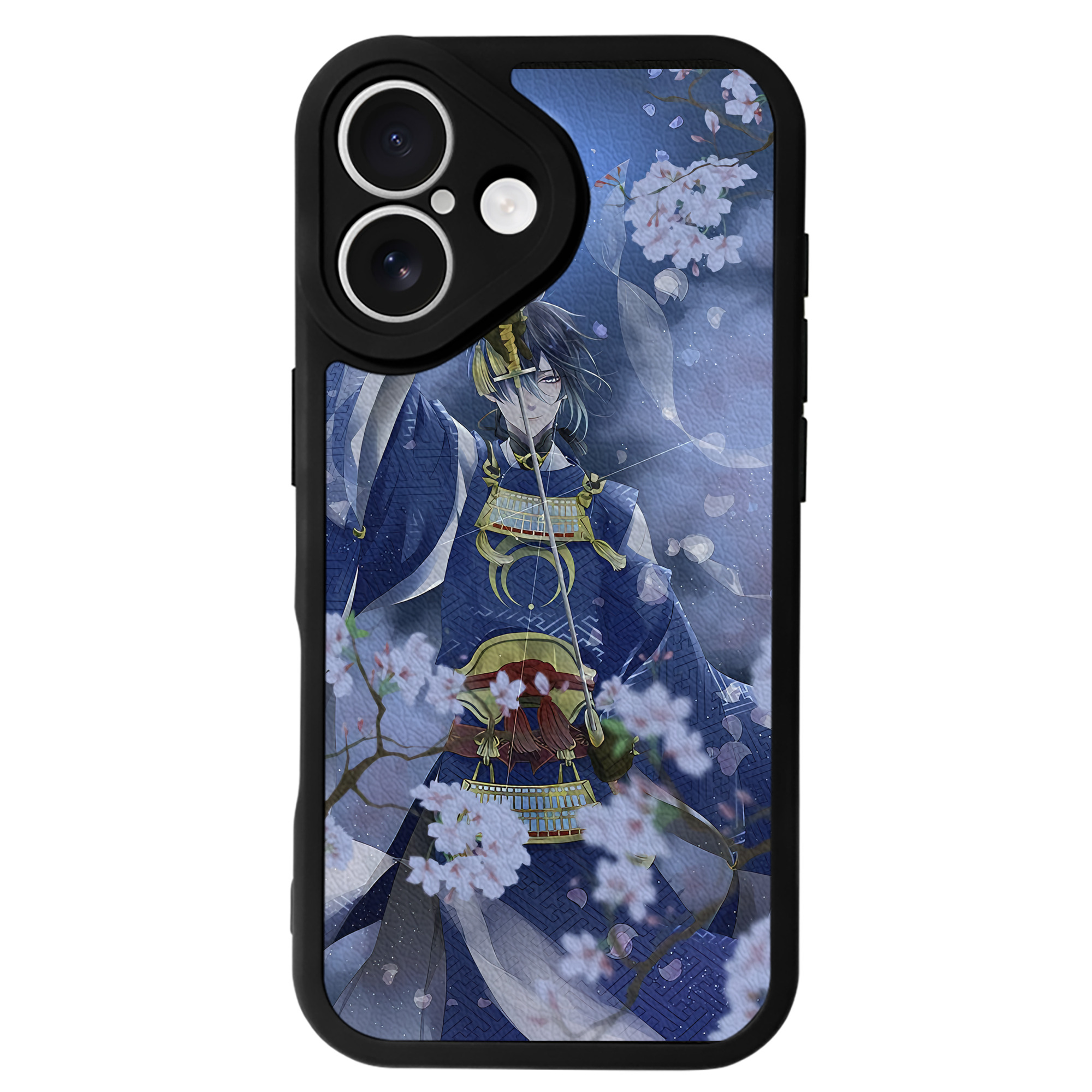 （画像用） 刀剣乱舞 Touken Ranbu 【iPhone 16シリーズ対応】シリコンスマホケース（レザー調） 材質：シリコン